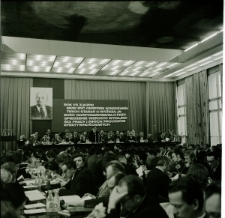Skan Negatywu, 1 - 12 XVI Miejska Konferencja Sprawozdawczo-Wyborcza PZPR w obrach konferencji uczestniczył członek Biura Politycznego KC PZPR wicepremier Mieczysław Jagielski