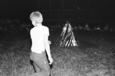 Pasowanie na kolonistę podczas kolonii w Dorohusku