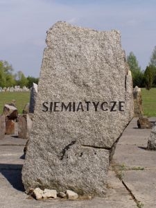Pomnik siemiatyckich Żyd&oacute;w w Treblince