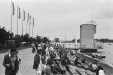 Nad Zalewem Zemborzyckim w Lublinie - Dni Morza niedaleko mola Marina