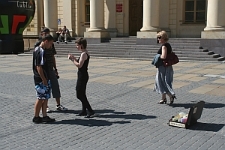 Stół Poezji na Placu Łokietka