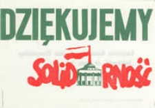 Dziękujemy "Solidarność"