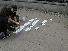 St&oacute;ł Poezji przy Parku Saskim