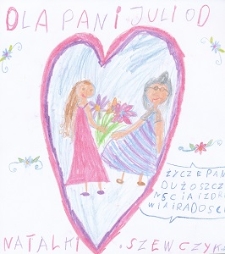 Życzenia urodzinowe dla Julii Hartwig od Natalki