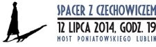Logo "Spacer z Czechowiczem" 2014