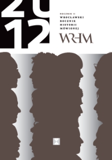 Wrocławski Rocznik Historii Mówionej 2/2012