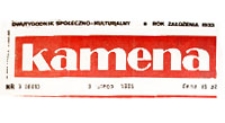 Kamena : dwutygodnik społeczno-kulturalny, R. 53 nr 5 (851), 9 marca 1986
