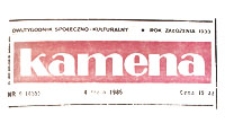 Kamena : dwutygodnik społeczno-kulturalny, R. 53 nr 9 (855), 4 maja 1986