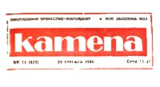 Kamena : dwutygodnik społeczno-kulturalny, R. 53 nr 13 (859), 29 czerwca 1986