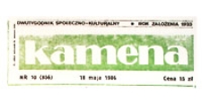 Kamena : dwutygodnik społeczno-kulturalny, R. 54 nr 13 (885), 28 czerwca 1987
