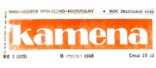 Kamena : dwutygodnik społeczno-kulturalny, R. 55 nr 11 (909), 29 maja 1988