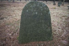 Nagrobek na cmentarzu muzułmańskim w Studziance z 1896 roku