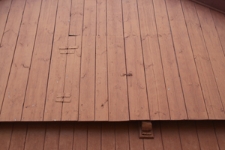 Szczyt domu typu bliźniak przy ul. Chełmskiej 10 w Dubience