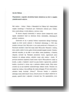 Wspomnienie o napadzie ukraińskiej bandy rabunkowej na dw&oacute;r w majątku ziemskim moich rodzic&oacute;w