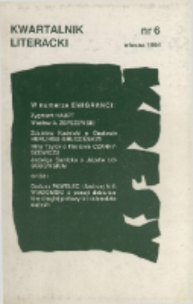 Kresy : kwartalnik literacki, nr 6 1991