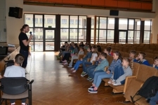 Legendy i podania ludowe - warsztat edykacyjny prowadzony przez P. Lasotę w SP nr 43