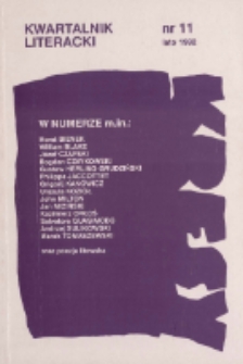 Kresy : kwartalnik literacki, nr 11 1992