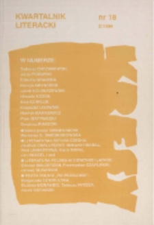 Kresy : kwartalnik literacki, nr 18 2/1994
