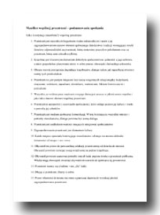 Manifest wspólnej przestrzeni – podsumowanie spotkania