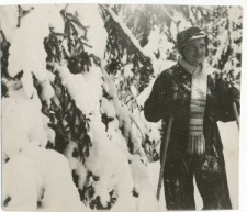 Wiesława Borkowska na nartach