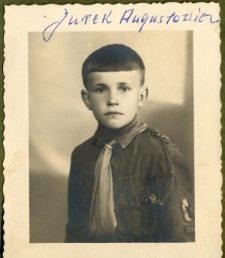 Jurek Augustowicz, młody harcerz