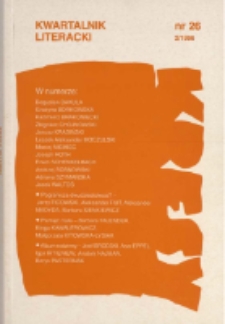 Kresy : kwartalnik literacki, nr 26 2/1996