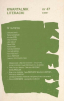 Kresy : kwartalnik literacki, nr 47 3/2001