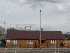 A wooden house in Oleszyce