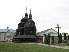 Czortk&oacute;w, drewniana cerkiew Wniebowstąpienia Chrystusa