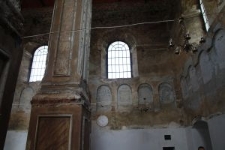 The interior of the synagogue in Ryman&oacute;w