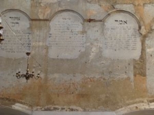 Polichromie w synagodze w Rymanowie