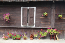 Elewacja domu drewnianego przy Rynku 15 w Dubience