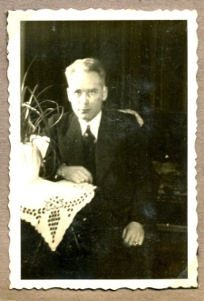 Józef Koziejowski przy stole