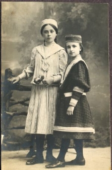 Hanna Bielska ze stryjecznym bratem Januszem Bielskim