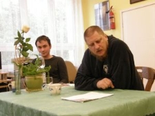 Spotkanie autorskie z poetą Konradem Górą w lubelskim Zespole Szkół Ogólnokształcących Nr 4