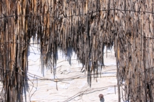 Warstwa ocieplenia ściany domu drewnianego w Wojsławicach Kolonii 24