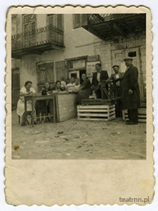 Skup jaj i drobiu w Piaskach w roku 1950