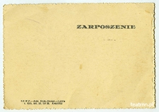 Zaproszenie na ślub Anny Łysakowskiej z Lucjanem Świetlickim