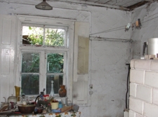 Wnętrze kuchni Domu Szewca Fawki w Wojsławicach