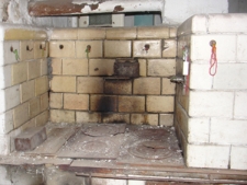 G&oacute;rna część paleniska kuchennego z Domu Szewca Fawki w Wojsławicach