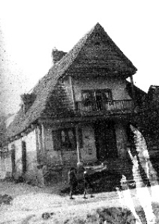 Krasnobród, dom drewniany w rynku