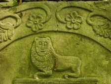 Motyw dekoracyjny macewy na cmentarzu żydowskim w Kazimierzu Dolnym