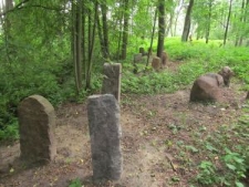 Nagrobki na cmentarzu żydowskim w Knyszynie