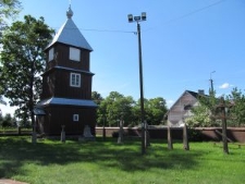 Dzwonnica z XIX wieku przy cerkwii prawosławnej pw. św. Michała Archanioła w Orli