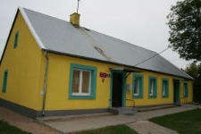 Dawna kircha ewangelicka w Knyszynie (ok. 1800 rok), obecnie budynek przedszkola przy ulicy Białostockiej 45