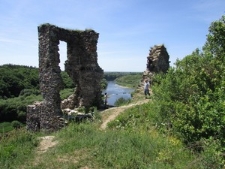 Ruiny renesansowego zamku w Hubkowie