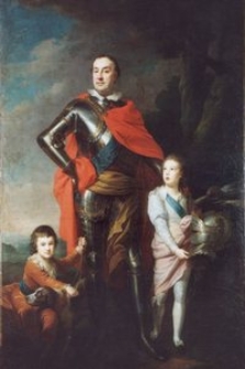 Hetman Franciszek Ksawery Branicki z synami
