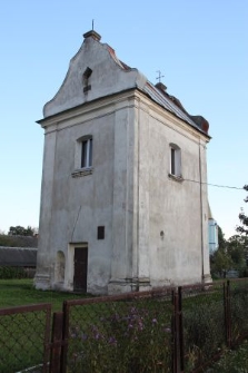 The bell tower of the church of the Holy Trinity in Luboml, view from the north-west side