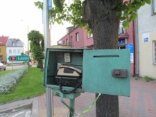 A phone box in Siemiatycze