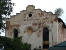 Synagoga z końca XVIII wieku w Bolechowie, w czasach ZSRR wykorzystywana jako dom kultury